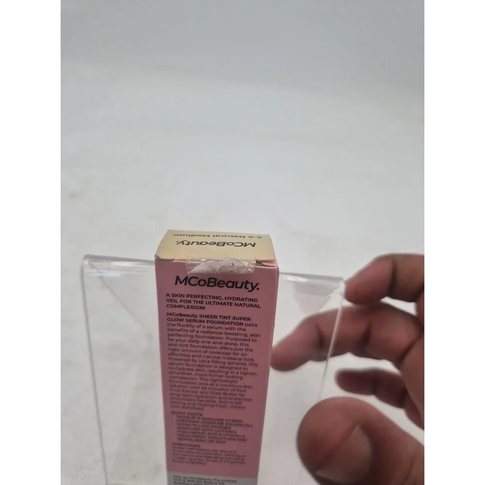 MCoBeauty Super Glow Sheer TINT Serum Foundation 5-6 NATURAL MEDIUM